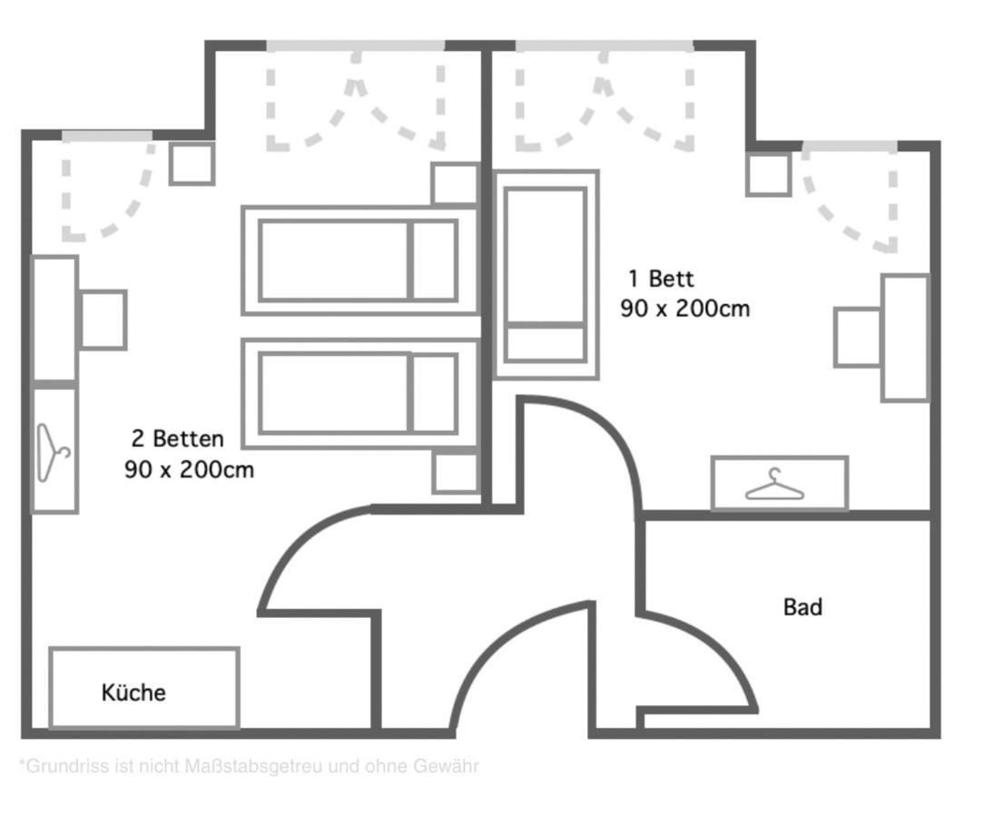 2 Zimmer Apartment Mit Bis Zu 4 Einzelbetten In Der Land Of Living Kelheim Bagian luar foto